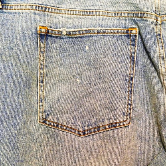 Abercrombie Fitch Jeans The Skinny 36 Short Blue Denim Destroyed Distressed NEW - Picture 7 of 12